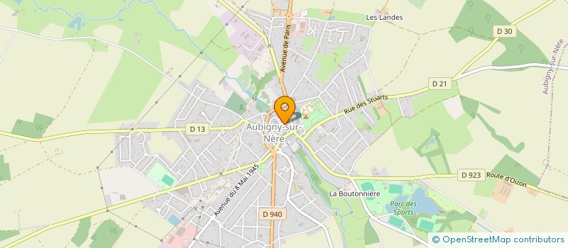 localisation de l'entreprise EURL L'ESPERANCE à AUBIGNY-SUR-NERE