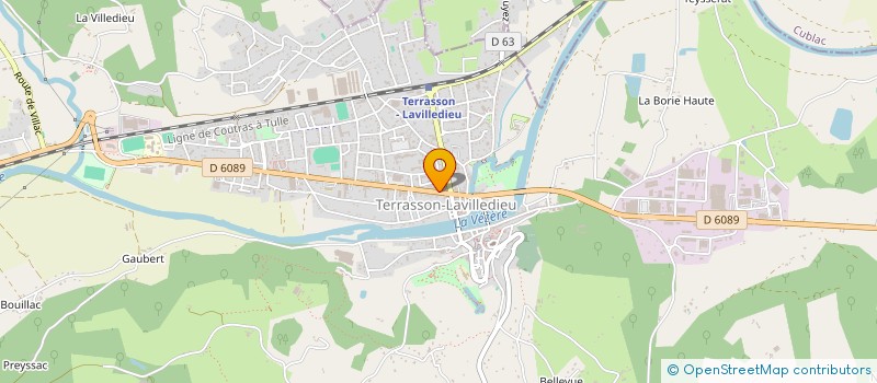 localisation de l'entreprise EURL L'ESPRIT COIFFURE  CADILLAC-SUR-GARONNE