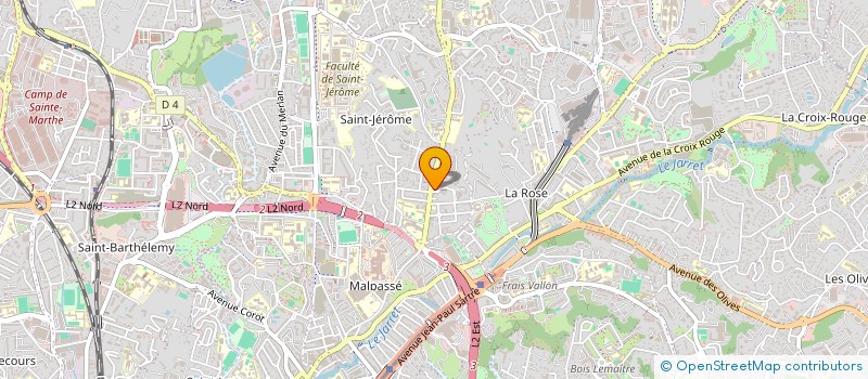 localisation de l'entreprise EURL L ESTANIE à MARSEILLE
