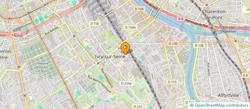 localisation de l'entreprise EURL L'ETOILE DES ANTILLES à IVRY-SUR-SEINE