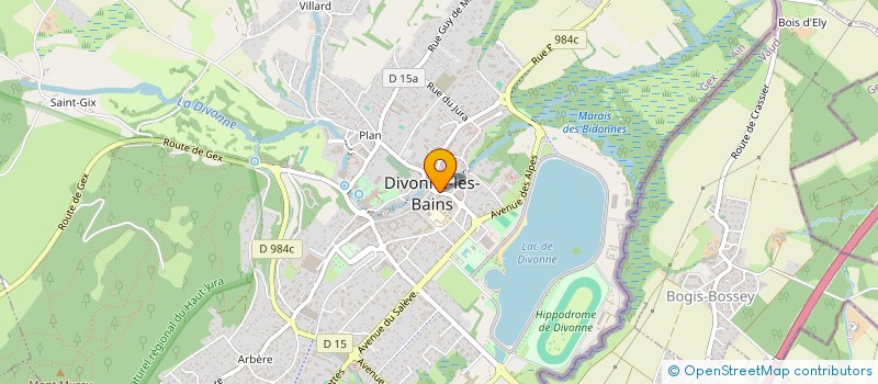 localisation de l'entreprise EURL L'INSTANT à DIVONNE-LES-BAINS