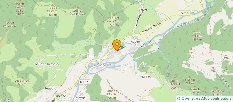 localisation de l'entreprise EURL L-M à MOULIS