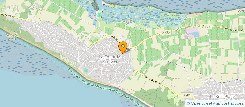 localisation de l'entreprise EURL L'OLIVETTE à LA COUARDE-SUR-MER