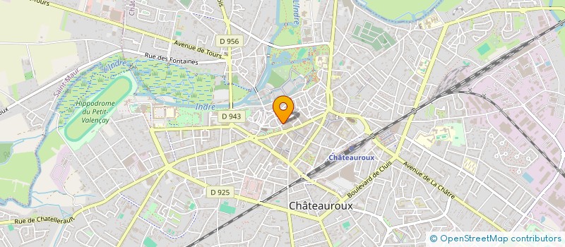 localisation de l'entreprise EURL L'ONGL'INSTITUT à CHATEAUROUX