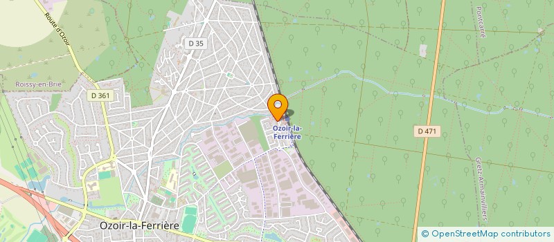 localisation de l'entreprise EURL L'UNIVERS à OZOIR-LA-FERRIERE