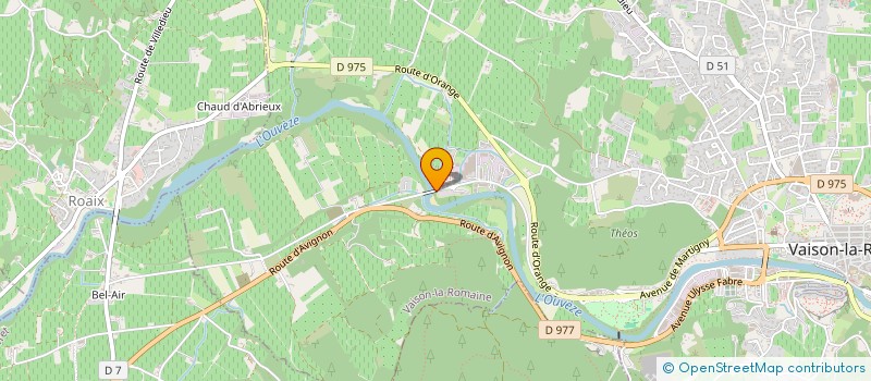 localisation de l'entreprise EURL LA BASTIDE  VAISON-LA-ROMAINE