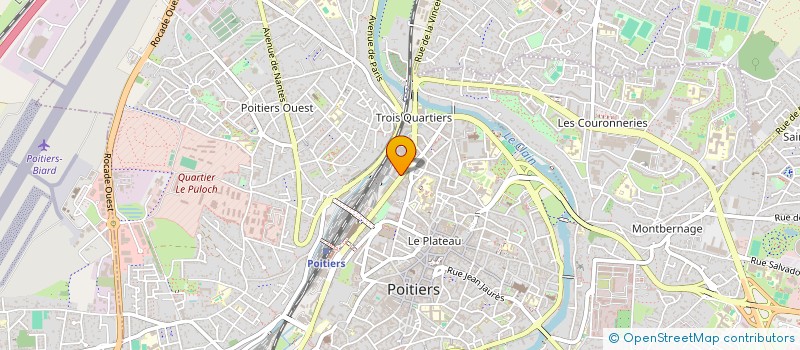 localisation de l'entreprise EURL LA BOIVRE à POITIERS