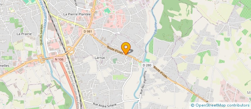 localisation de l'entreprise EURL LA BOULANGERIE DE LA JASSE  SAINT-HILAIRE-DE-BRETHMAS