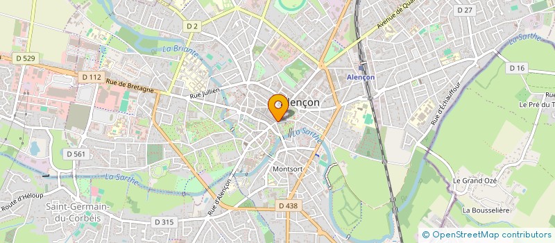 localisation de l'entreprise EURL LA BOUTIQUE ENCHANTEE à ALENCON