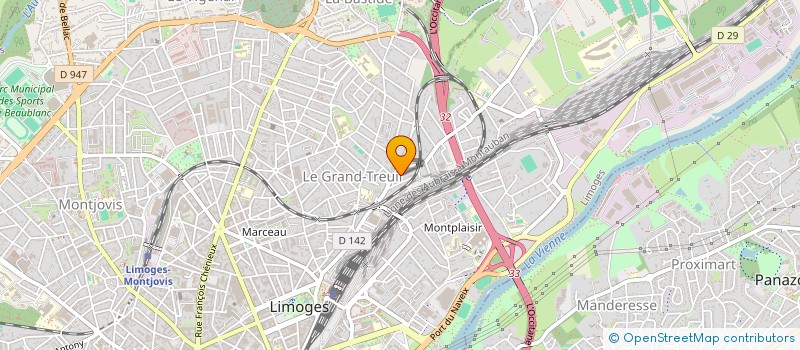 localisation de l'entreprise EURL LA BREGEROISE à LIMOGES