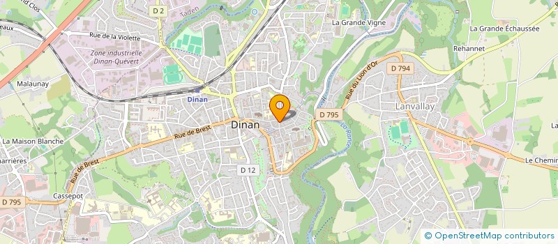 localisation de l'entreprise EURL LA BROCHETTE à DINAN