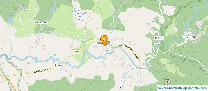 localisation de l'entreprise EURL LA CAMPAGNARDE  NOAILHAC