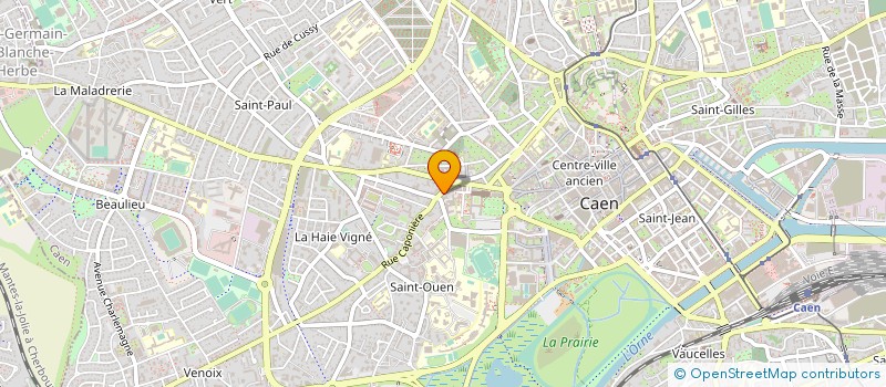 localisation de l'entreprise EURL LA CAPONIERE à CAEN