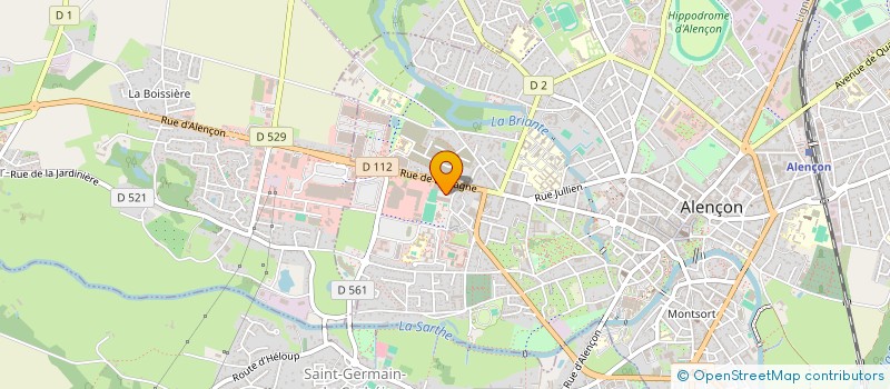 localisation de l'entreprise EURL LA CHAISE ORNAISE à ALENCON