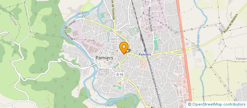 localisation de l'entreprise EURL LA CIGALE à PAMIERS