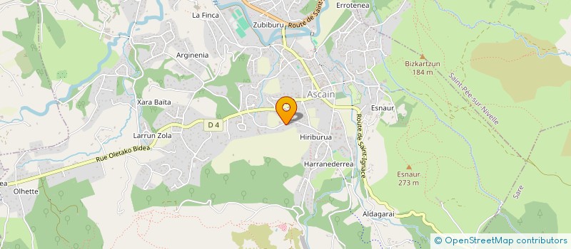 localisation de l'entreprise EURL LA COMMERCIALE DU SUD  ASCAIN