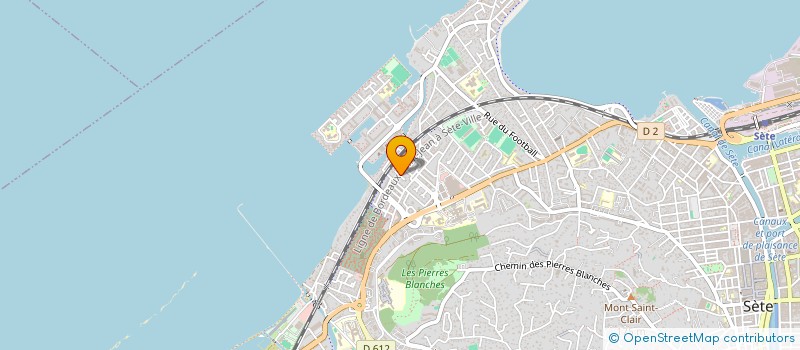 localisation de l'entreprise EURL LA CORNICHE à SETE