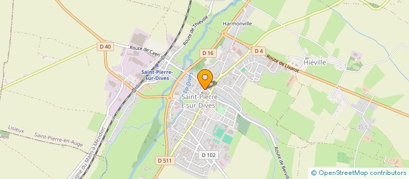 localisation de l'entreprise EURL LA COUPE SAINT PIERRE  SAINT-PIERRE-EN-AUGE