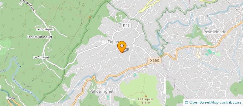 localisation de l'entreprise EURL LA CROIX DE SPERACEDES à LE TIGNET