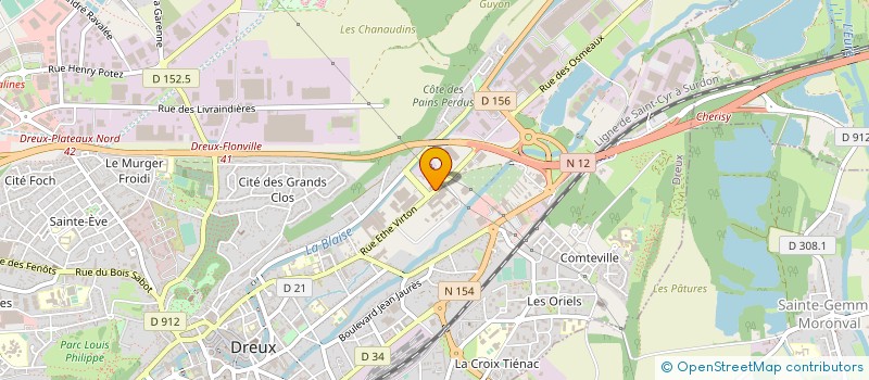 localisation de l'entreprise EURL LA CUENTA à DREUX