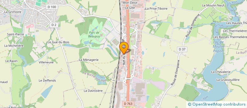 localisation de l'entreprise EURL LA DECORANDINE à MOUILLERON-LE-CAPTIF
