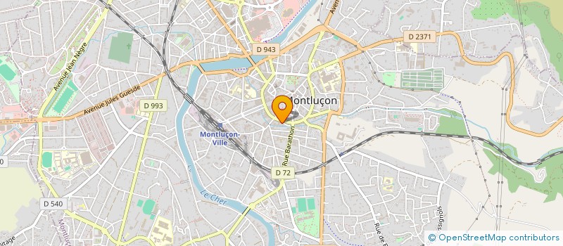localisation de l'entreprise EURL LA DIAGONALE à MONTLUCON