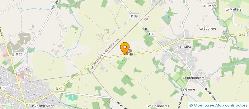 localisation de l'entreprise EURL LA FERME DE BELLE ILE à CHAPELLE-SUR-ERDRE (LA)
