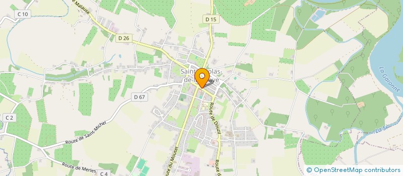 localisation de l'entreprise EURL LA FLEUR DE LUNE  SAINT-NICOLAS-DE-LA-GRAVE