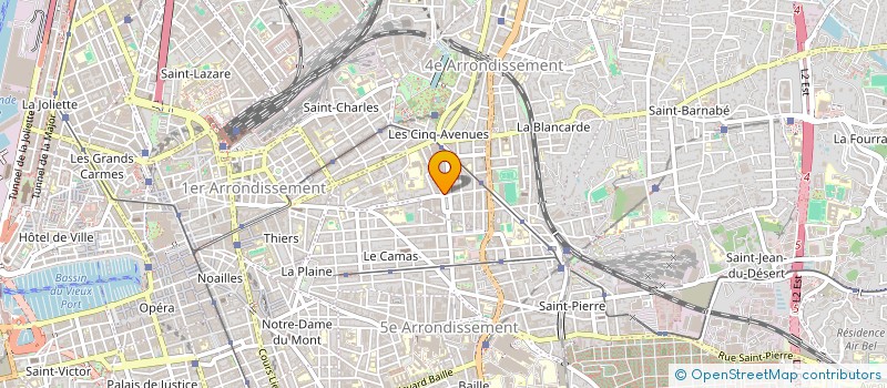 localisation de l'entreprise EURL LA FLEURISTE à MARSEILLE