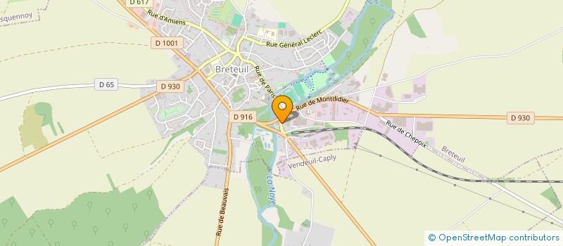 localisation de l'entreprise EURL LA FORET à BRETEUIL