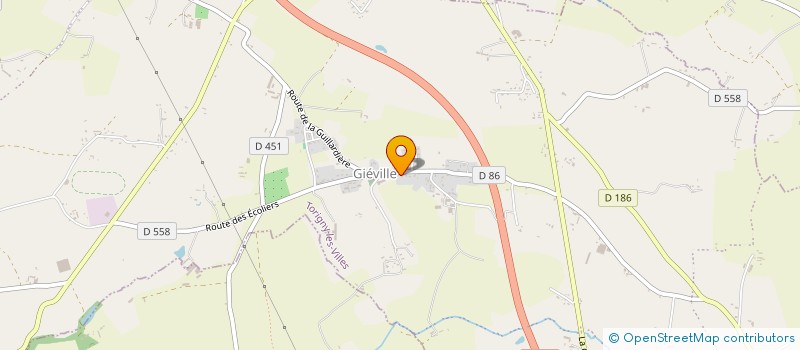 localisation de l'entreprise EURL LA FOURCHETTE  TORIGNY-LES-VILLES