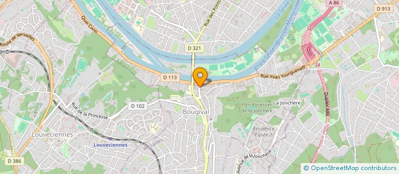 localisation de l'entreprise EURL LA FRANCILIENNE DE FERMETURE à BOUGIVAL