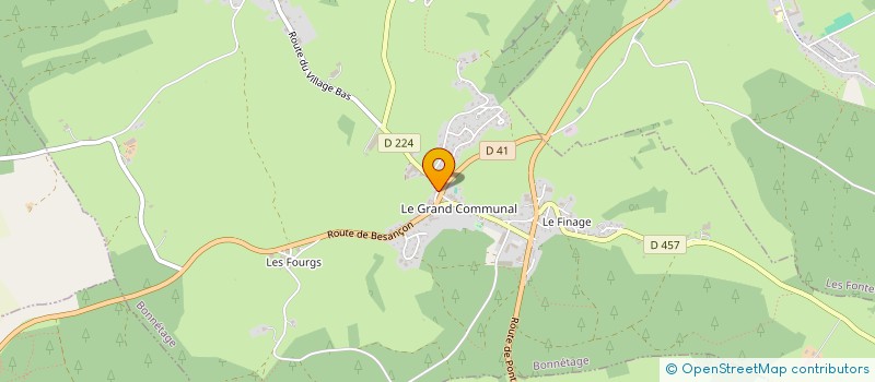 localisation de l'entreprise EURL LA FRUITIERE DE BONNETAGE à BONNETAGE
