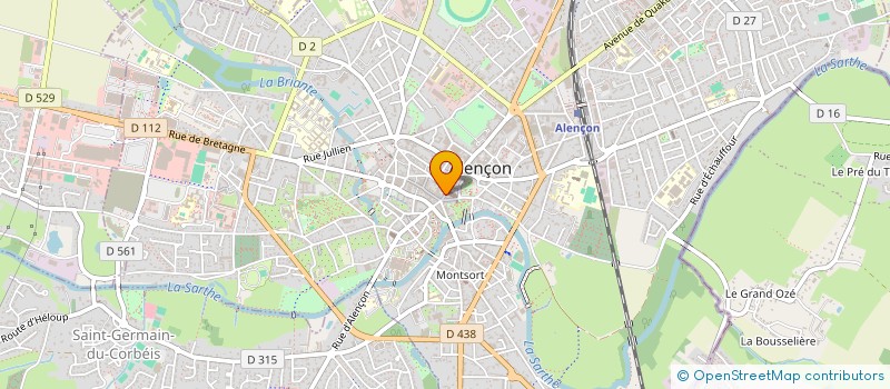 localisation de l'entreprise EURL LA GERBE D'OR à ALENCON