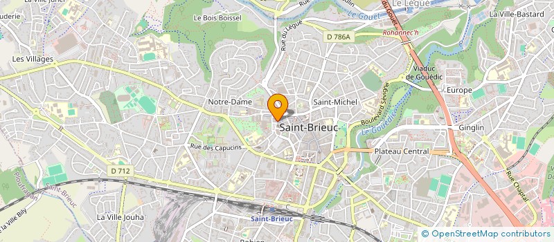 localisation de l'entreprise EURL LA GRANGE à SAINT-BRIEUC