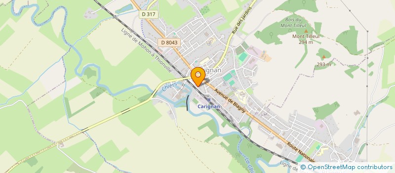 localisation de l'entreprise EURL LA LOGE  CARIGNAN