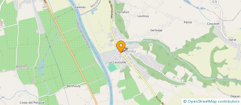 localisation de l'entreprise EURL LA LORRAINE  CORBARIEU