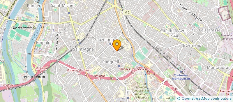 localisation de l'entreprise EURL LA LUCIOLE à TOULOUSE