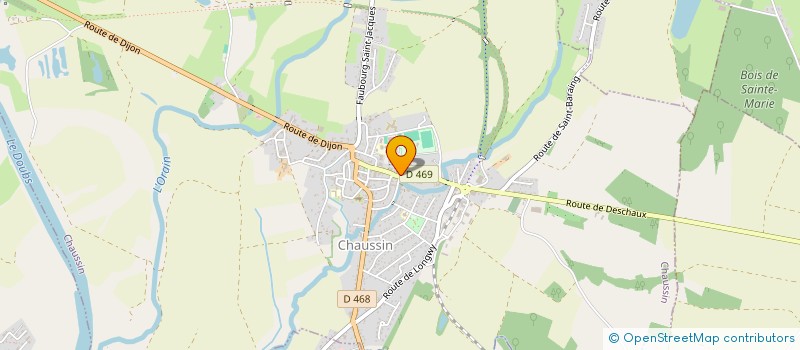 localisation de l'entreprise EURL LA MAISON DE JADE  CHAUSSIN