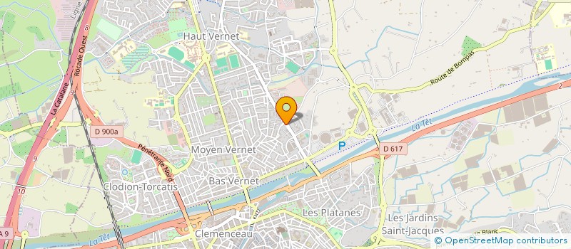 localisation de l'entreprise EURL LA MAREE à PERPIGNAN