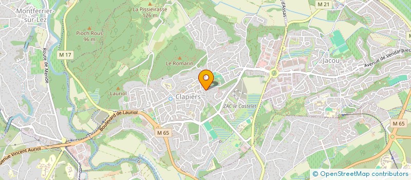 localisation de l'entreprise EURL LA MAYRE  JACOU