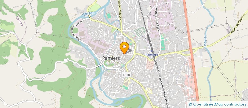localisation de l'entreprise EURL LA MIE DOREE APPAMEENNE à PAMIERS