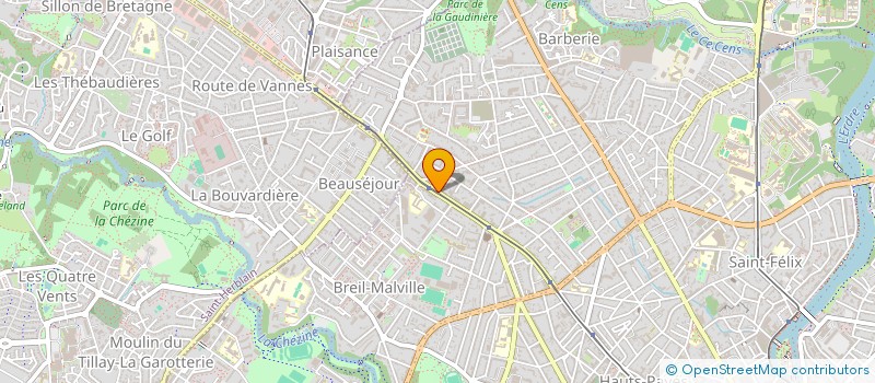 localisation de l'entreprise EURL LA MIE GOURMANDE à NANTES