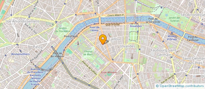 localisation de l'entreprise EURL LA PART DES CHOSES à PARIS