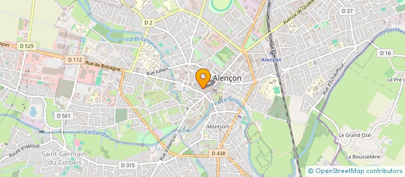 localisation de l'entreprise EURL LA PENSEE à ALENCON
