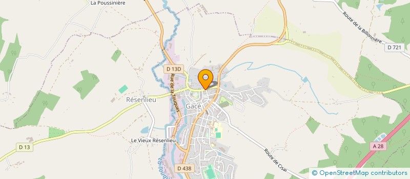 localisation de l'entreprise EURL LA PETITE NORMANDE à GACE