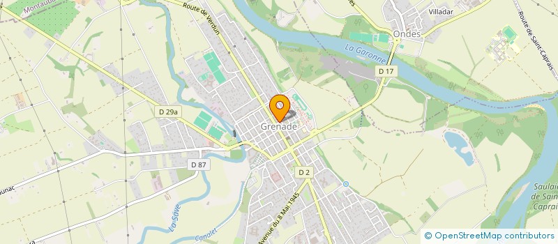 localisation de l'entreprise EURL LA PIAZZA  GRENADE