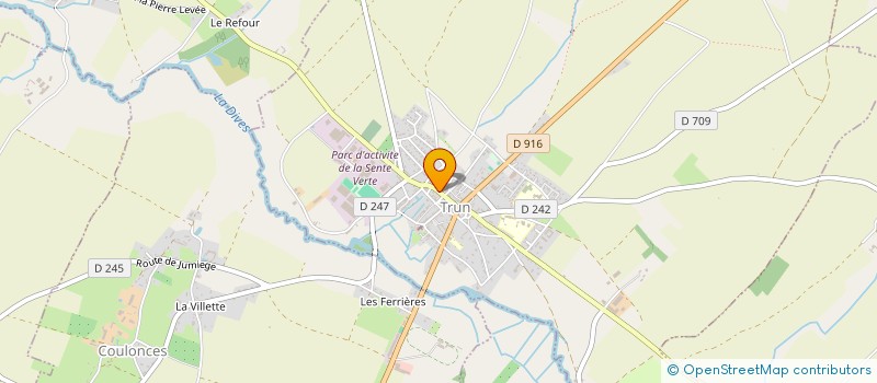 localisation de l'entreprise EURL LA POINTURE à TRUN
