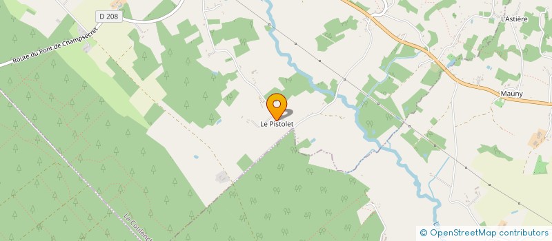 localisation de l'entreprise EURL LA POMMERAIE à SAINT-HILAIRE-DE-BRIOUZE