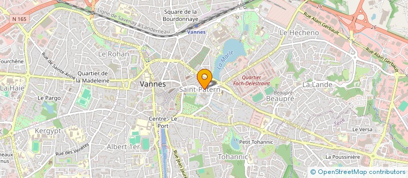 localisation de l'entreprise EURL LA PORTE DE L'INDE à VANNES